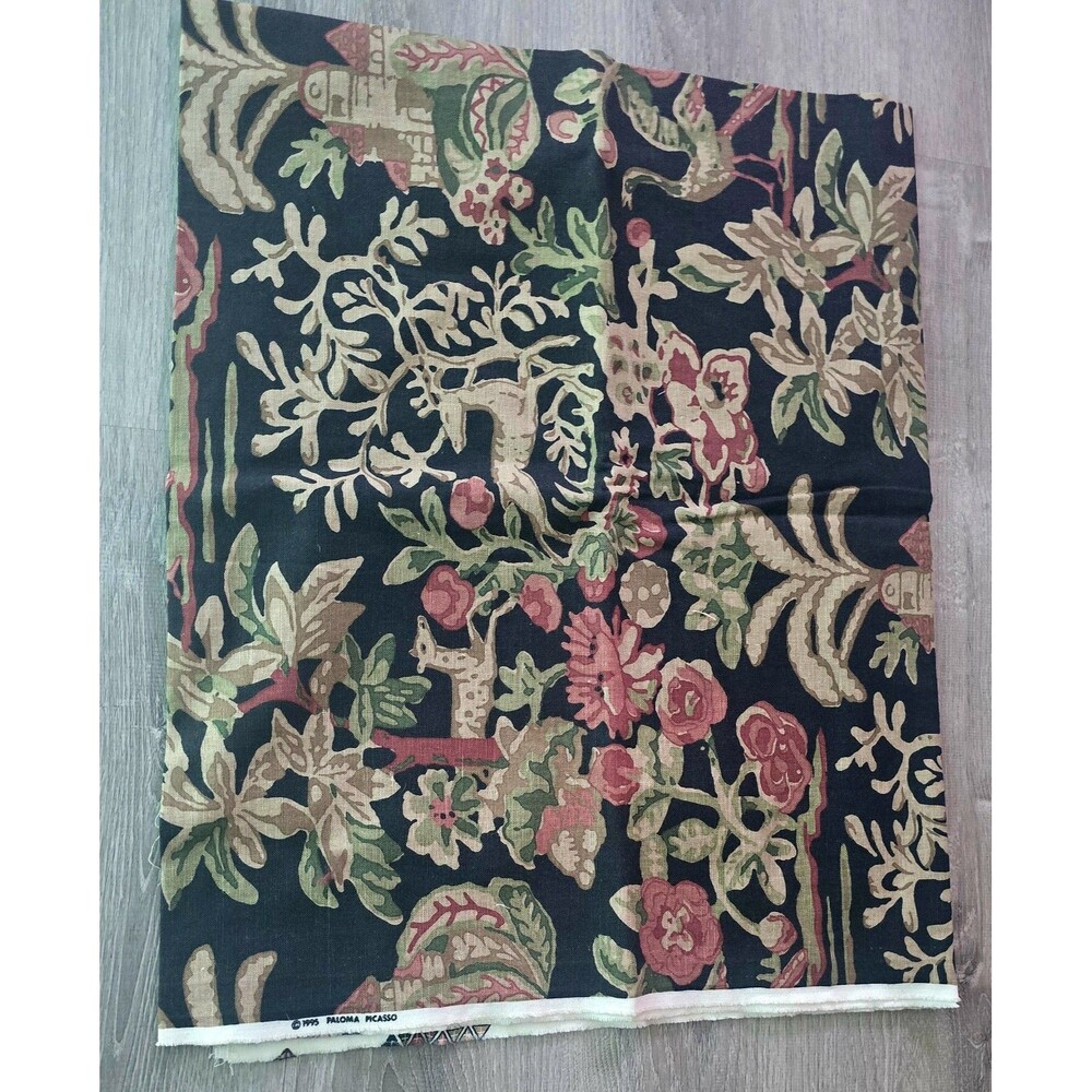 Picasso Paloma Motif Design Fabric  Vintage 1995 54" x 2  1/3 Yards